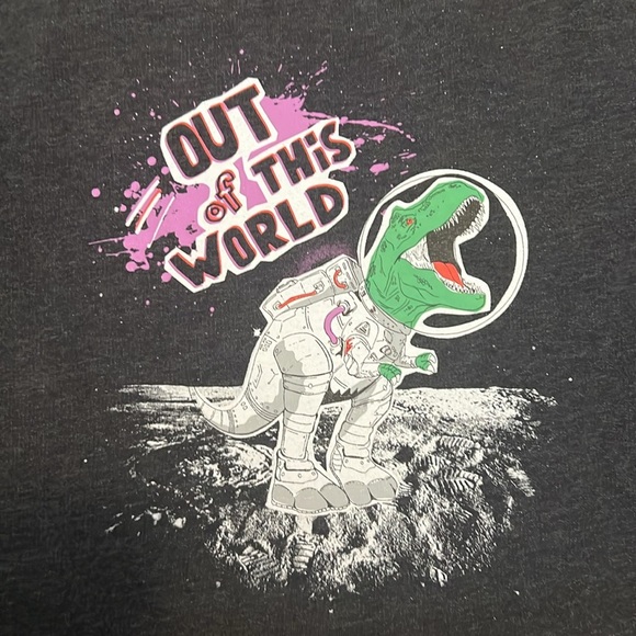 Cat &Jack Out of This World Dinosaur Sweatshirt (12/14) - Picture 3 of 4